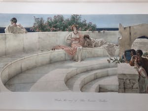 Buy Lourens Alma Tadema - Under the Roof of Blue Ionian Weather? Bid from 500!