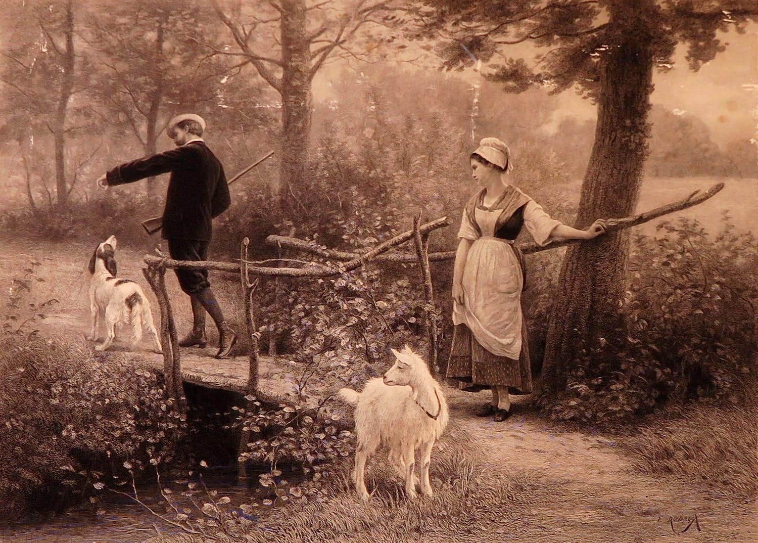 Paul-Armand Girardet - Gravure, Déja Passé (naar Rudaux) kopen? Bied vanaf 1!