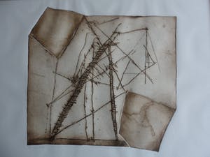 Werner Moonen - Abstracte Ets, zonder titel kopen? Bied vanaf 40!