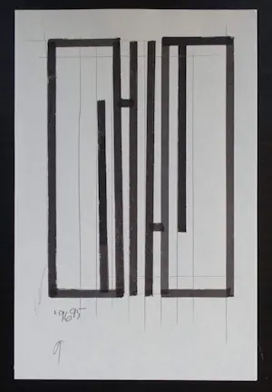 Siep van den Berg - ABSTRACTE COMPOSITIE # 1996, mint kopen? Bied vanaf 49!