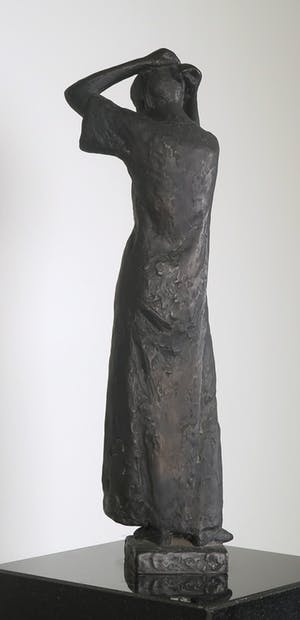 Han Wezelaar - Bronzen beeld, De haarspeld (Groot!) kopen? Bied vanaf 3000!