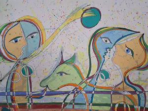 Luis Soares - Figuren met hond kopen? Bied vanaf 50!