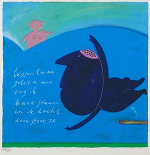 Wouter Stips - Zeefdruk, Zonder titel - Ingelijst kopen? Bied vanaf 20!