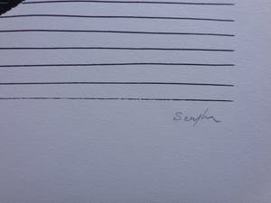 Michel Seuphor - LOT VAN 2 STUKS / GEOMETRIE / ZW-W LITHO / 75x55cm / SIG kopen? Bied vanaf 45!