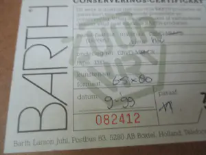 Ellen Meuwese - Monoprint "Waterlelie" in fraaie Barth lijst! kopen? Bied vanaf 1!