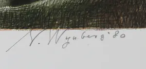 Nicolaas Wijnberg - Zeefdruk, Avond schemer kopen? Bied vanaf 70!