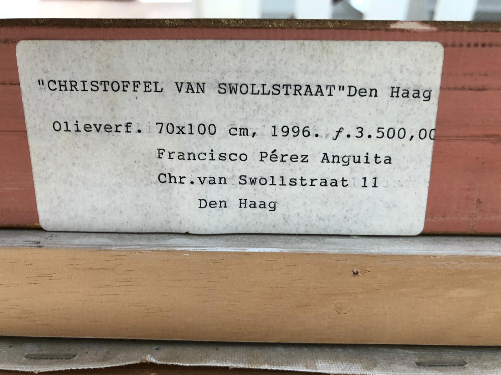 Francisco Perez Anguita - Christoffel van Swollstraat kopen? Bied vanaf 275!