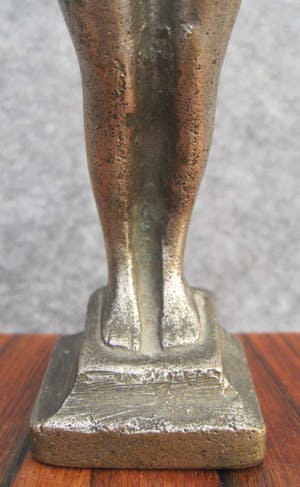 Brons (Onbekend) - Staande naakte vrouw kopen? Bied vanaf 70!