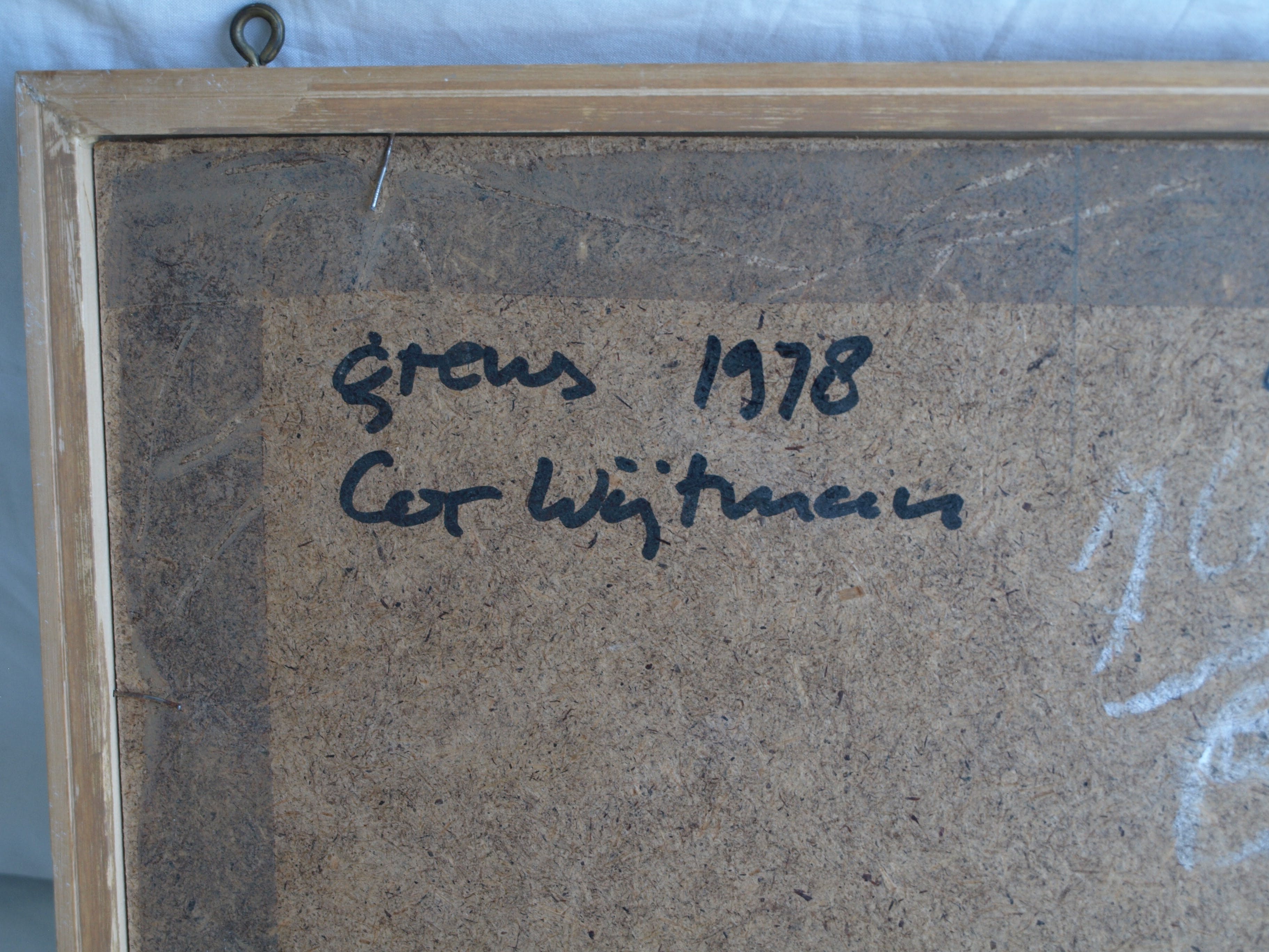 Cor Wytman - Pentekening , Grens – gesigneerd & ingelijst – 1978  kopen? Bied vanaf 1!