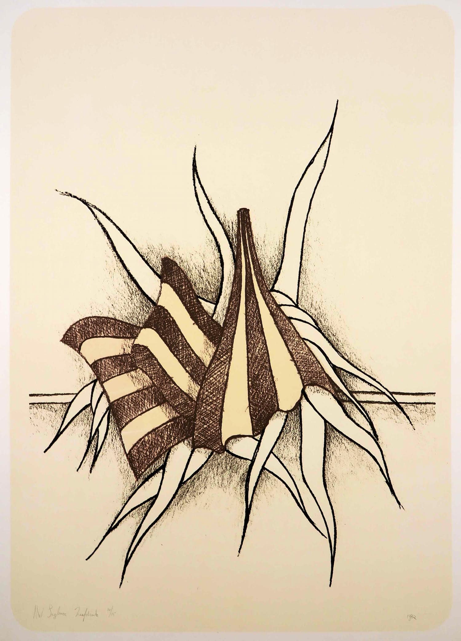 Alexander Segboer - Litho, Abstracte voorstelling kopen? Bied vanaf 1!