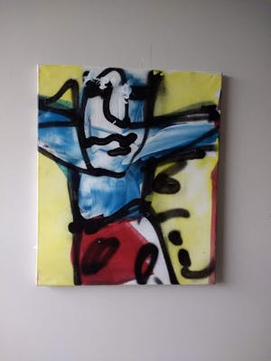 Herman Brood - schilderij uit 1995, gesigneerd + HBM certificaat kopen? Bied vanaf 1550!