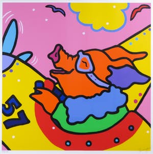 Shunyam - Zeefdruk, I can fly - Ingelijst kopen? Bied vanaf 35!