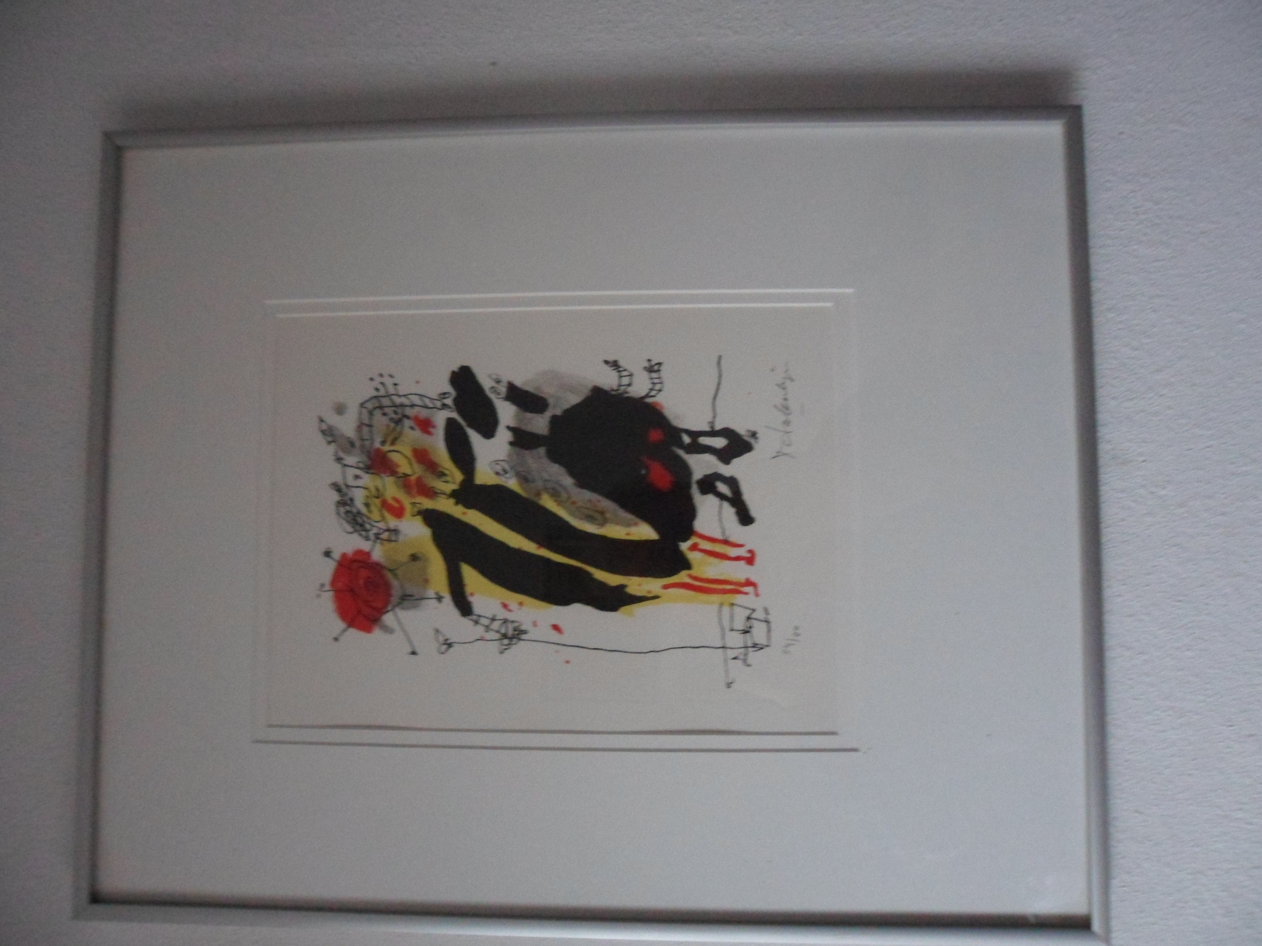 Kees Salentijn - Kleurenlitho,titel,"La Alhajita'. verkocht voor € 50!