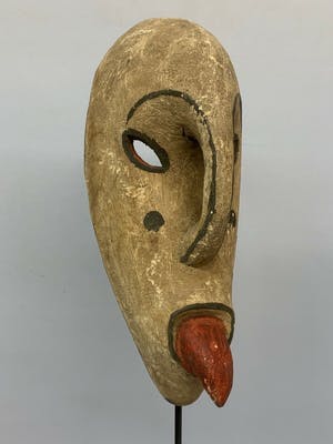 Yaka - 210231- Rare Tribal used African Yaka mask - Congo. kopen? Bied vanaf 35!