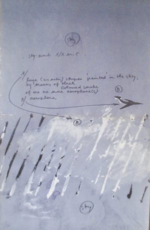 Pieter Engels - Grote litho "Sky-Event X/X nr.5" kopen? Bied vanaf 30!