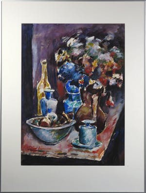 Piet Snoeren - Aquarel, Stilleven - Ingelijst kopen? Bied vanaf 1!