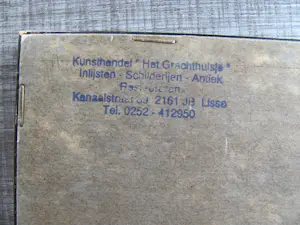 Karel Kok - Kanaalweg Lisse - circa 1910 - ets uit 1983 kopen? Bied vanaf 30!