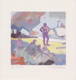 Hanno Edelmann - e.a: collectie van vijf handgesigneerde zeefdrukken: Diverse Composities kopen? Bied vanaf 29!