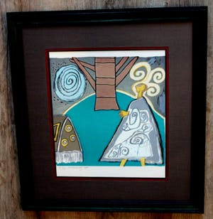 Corneille - Ingelijste zeefdruk - 1977 kopen? Bied vanaf 210!