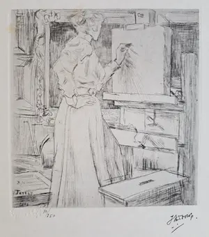 Jan Toorop - Complete portfolio met zeven collotypes kopen? Bied vanaf 250!