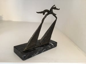 Corry Ammerlaan - Sculptuur “ Samenwerking “ kopen? Bied vanaf 40!