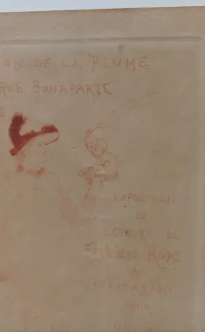 Felicien Rops - Invitation pour Vernissage kopen? Bied vanaf 75!