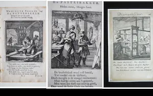 Jan Luyken - 3 ingelijste antieke kopergravures + boekwerk kaufen? Bieten Sie von 45!
