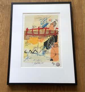 Theo Koster - Abstracte compositie verkocht voor € 60!