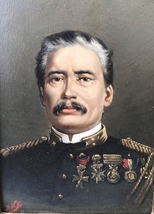 Hermanus Willem Koekkoek - Militair portret generaal Karel van der Heyden kopen? Bied vanaf 650!