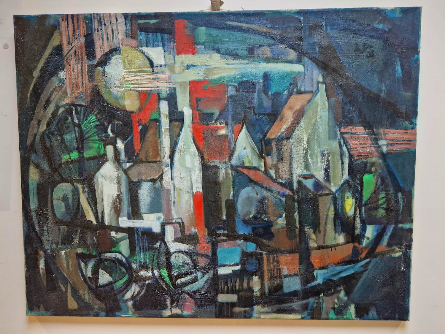 Hub Bemelmans - De abstracte stad kopen? Bied vanaf 195!