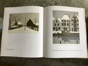 Klaas Bernink - Dorpsgebouw, 110/300 ingelijst + boek kopen? Bied vanaf 159!