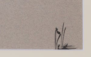 Melle Oldeboerrigter - Inkttekening op geschept papier, Portret kopen? Bied vanaf 1!