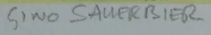 Gino Sauerbier - Zeefdruk, When the moment comes - Ingelijst kopen? Bied vanaf 50!