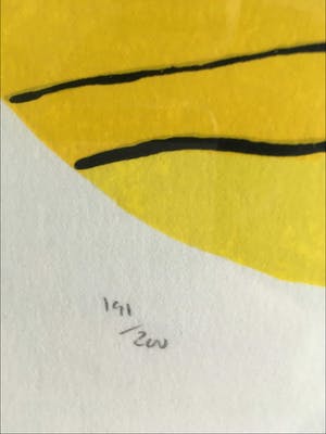 Corneille - Fraai ingelijste ronde zeefdruk kopen? Bied vanaf 190!