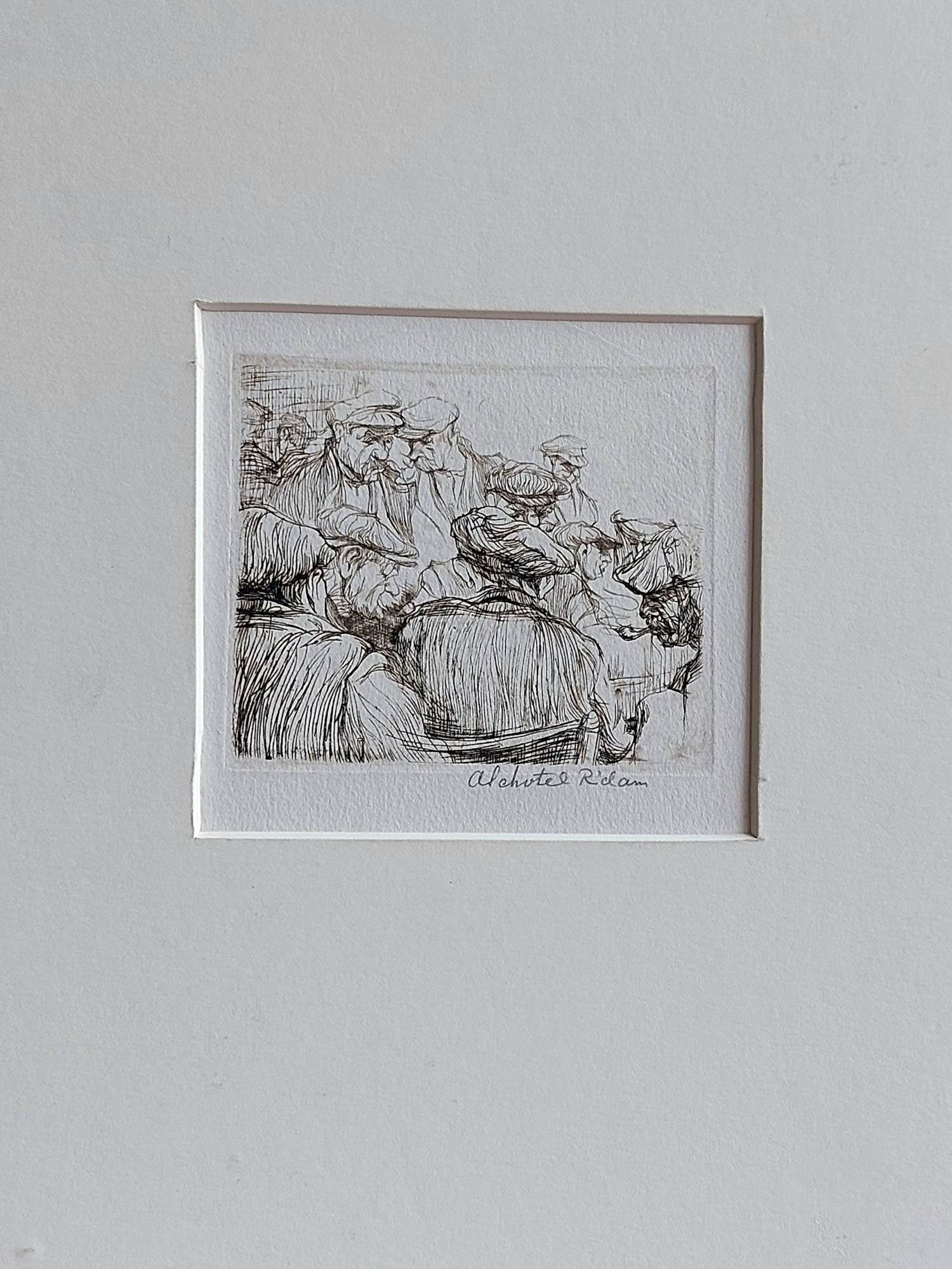 Andreas Schotel - Havenwerkers in café verkocht voor € 40!