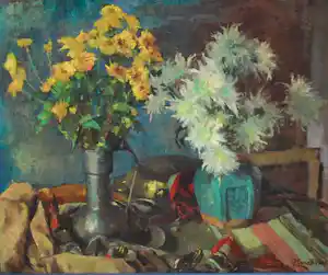 Piet Landkroon - Stilleven met bloemen (geen titel) verkauft für € 50!