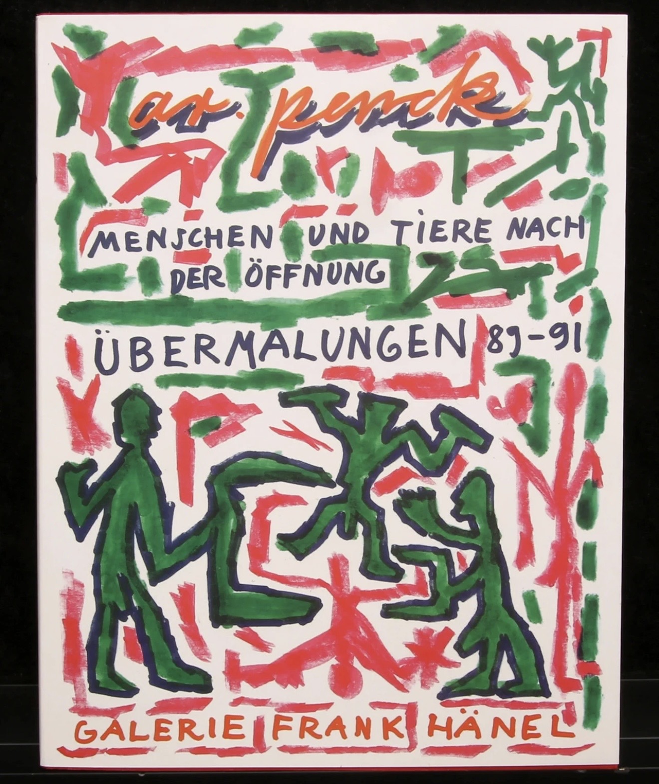 A.R. Penck - "Mensen en dieren na de opening - overschilderingen 1989-1991”. kaufen? Bieten Sie von 35!