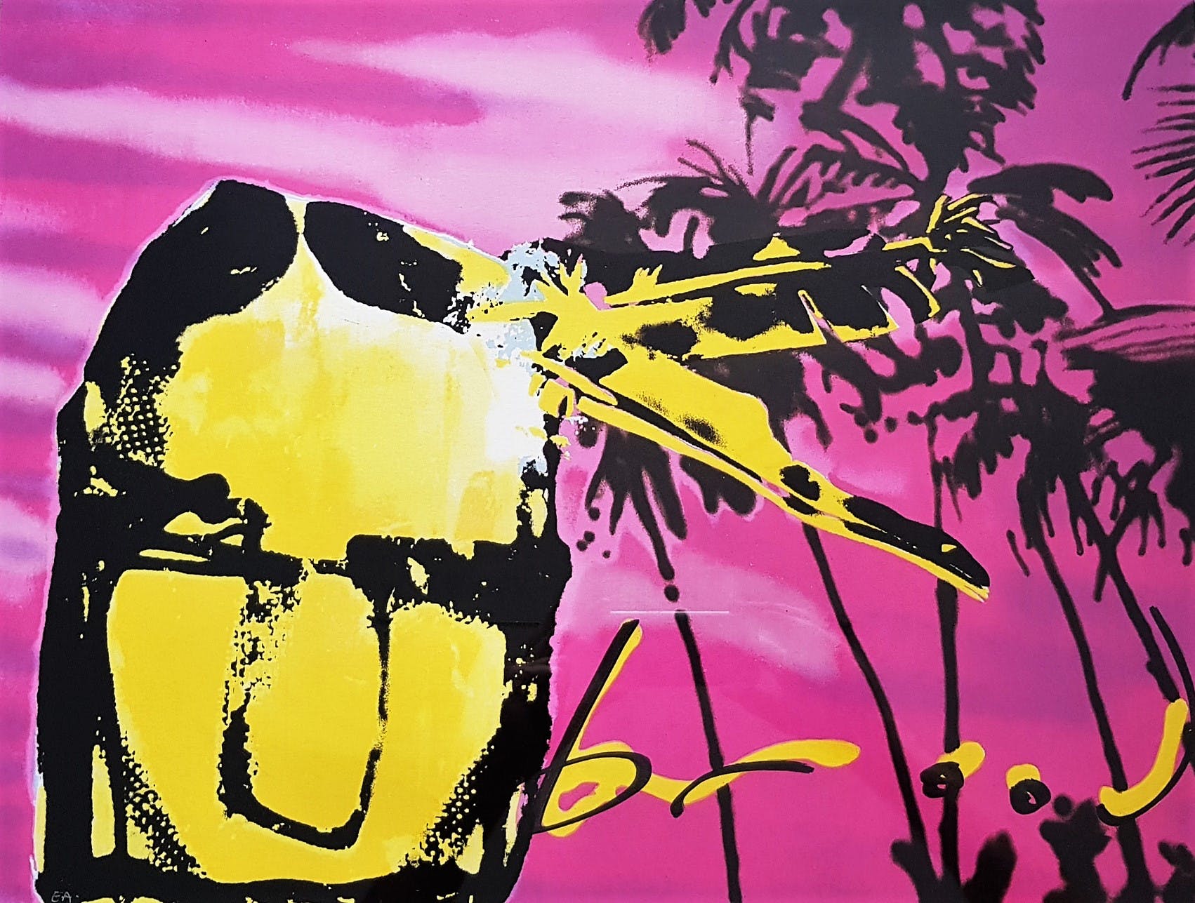 Herman Brood - Pink Palm Indian verkocht voor € 295!