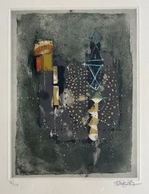 Johnny Friedlaender - Signierte und nummerierte Original Aquatinta Radierung kopen? Bied vanaf 60!