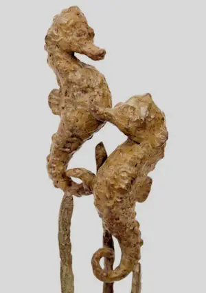 Hans Jouta - Bronzen sculptuur: twee zeepaardjes - 2019 kopen? Bied vanaf 699!