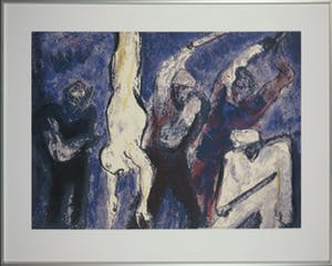 Luis Filcer - Zeefdruk, Zonder titel - Ingelijst kopen? Bied vanaf 35!