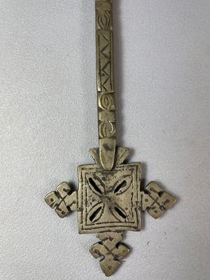Ethiopie - Ethiopisch priest Silver handcross - Ethiopia kopen? Bied vanaf 65!