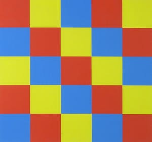 Geerhard Kuipers - Zeefdruk, 1 t/m 81 vierkanten VII - Ingelijst kopen? Bied vanaf 20!