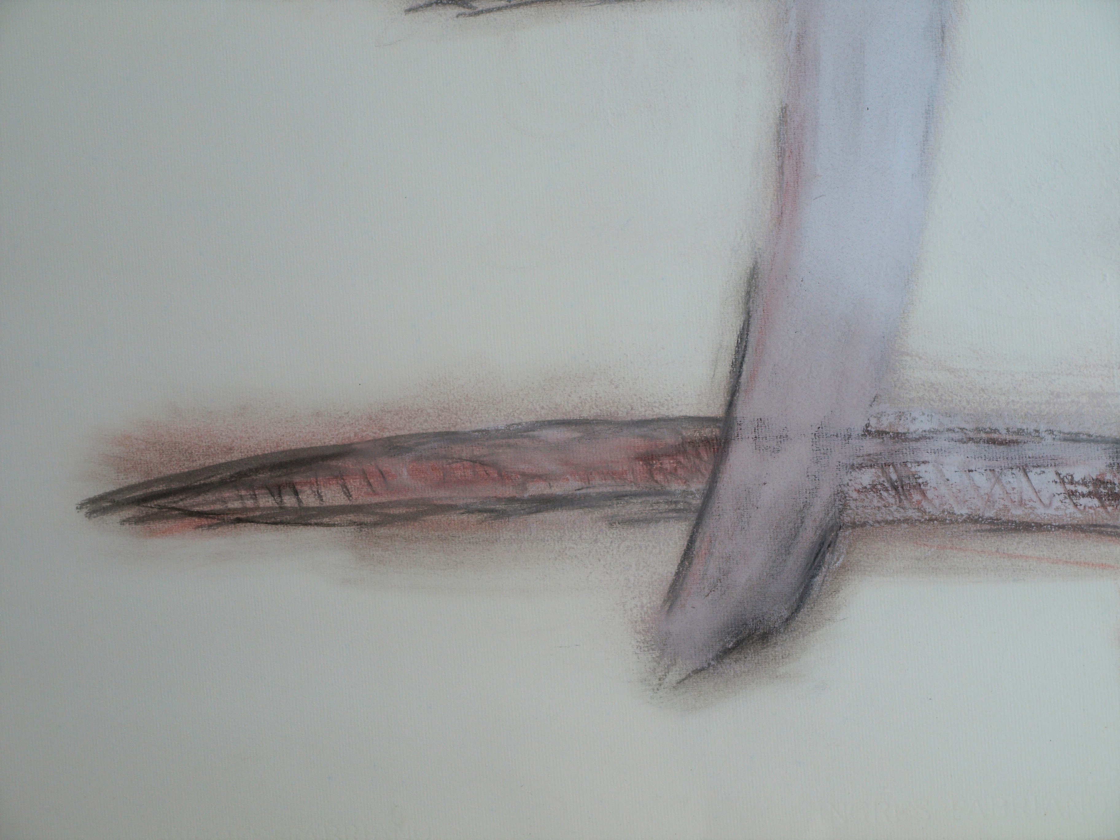 Niet of onleesbaar gesigneerd - Pastel , Abstracte compositie – 72 x 102 cm - 1985  kopen? Bied vanaf 1!