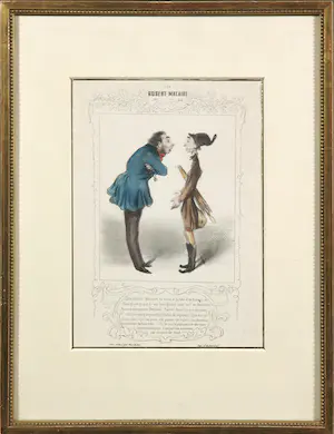 Honore Daumier - Litho, Les Robert-Macaire nr. 24 kaufen? Bieten Sie von 35!