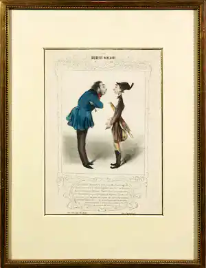 Honore Daumier - Litho, Les Robert-Macaire nr. 24 verkauft für € 35!