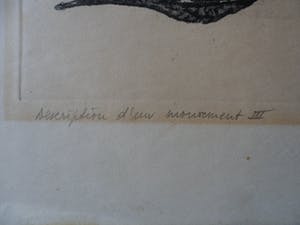 Roger Chailloux - Ets, Titel, 'Inscription d'un mouvement' kopen? Bied vanaf 25!