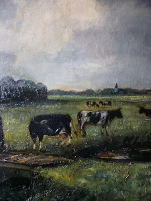 Arnout Colnot - Landschap met koeien kopen? Bied vanaf 1250!