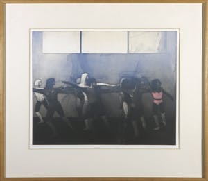 Martin Ware - Aquatint, Dancing - Ingelijst kopen? Bied vanaf 35!