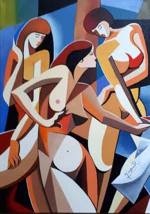 Robert Jiran - Three Graces verkocht voor € 115!